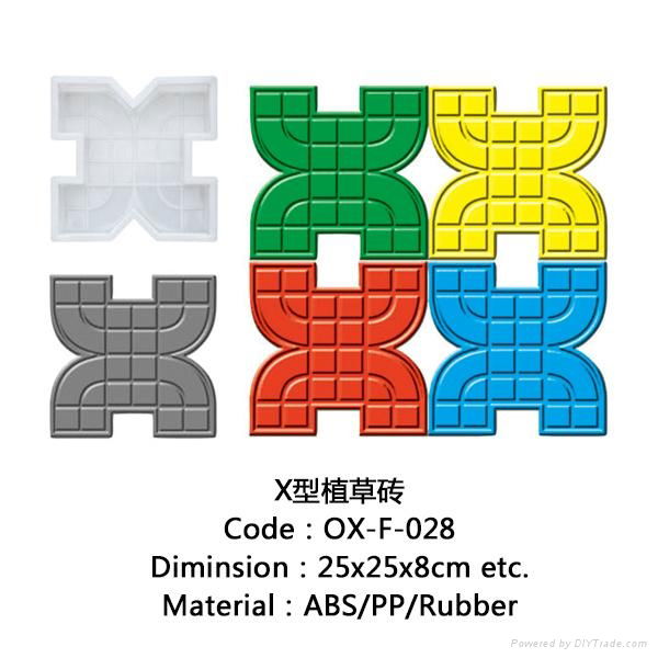 plastic mold for grass brick 4