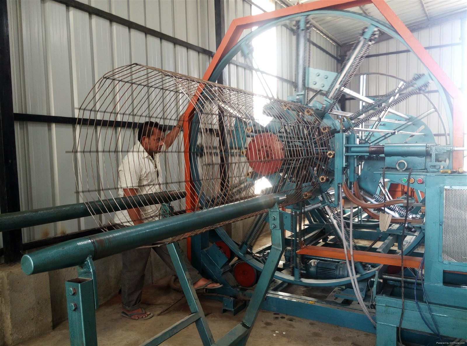 cement pipe cage welding machine to India 5