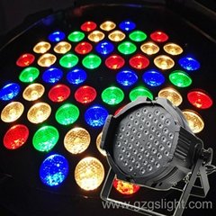 PRO DMX Disco Stage Light LED Par Cans with 54pcs*3W RGBA 