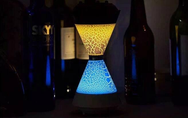Awesome Wireless Colorful Bluetooth 7 Led Colorful Night Light Speaker 5