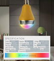 Colorful Bluetooth Bulb Speaker Mini Wireless Portable Bluetooth LED Speaker 2