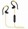 Sports Noise Cancelling Headphones Music Bluetooth 4.1 Version Headphone Stereo  5