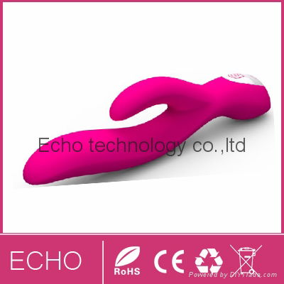 Stylish 7 founctions vibrator with silicone and ABS material 3