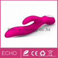Stylish 7 founctions vibrator with silicone and ABS material 3