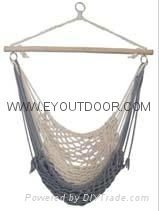 rope hanging Cotton garden hammock chair  for Outdoor Garden leisure camping