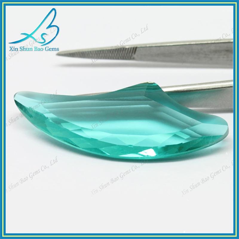 Alibabab wholesale colored glass synthetic gems stones 5