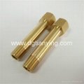 DME mold component brass extension nipple 2