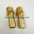 Traditional brass hose barb fitting 1