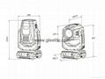 350W 17r Beam Spot Wash Frost Beam Light Moving Head 4