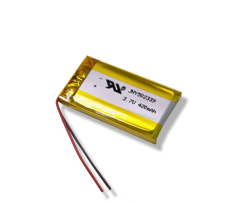 rechargeable lithium ion polymer battery for wearables