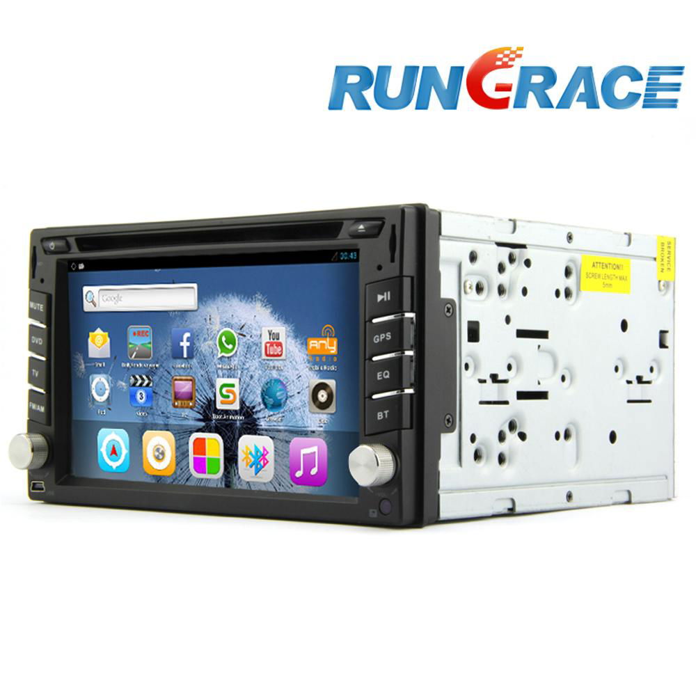 Double din android nissan universal car radio with navigation wifi BT 2