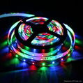 3528 60Leds/M 5M LED Strip Light Kit Non-Waterproof RGB/Single Color+IR Remote C 3