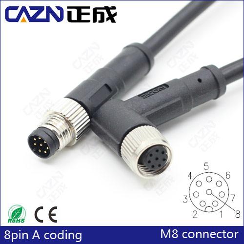 M12插头17芯M12连接器17pin-正成电气 2
