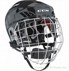 CCM Senior FitLite 60 Ice Hockey Helmet Combo 