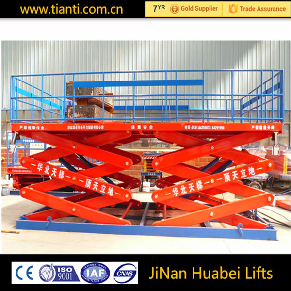 10m manual car scissor lifts for sale 5