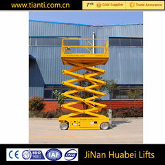 Auto articulating manlift and portable scissor lift table