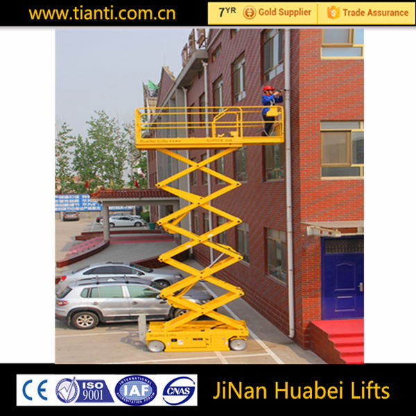 Auto articulating manlift and portable scissor lift table 2