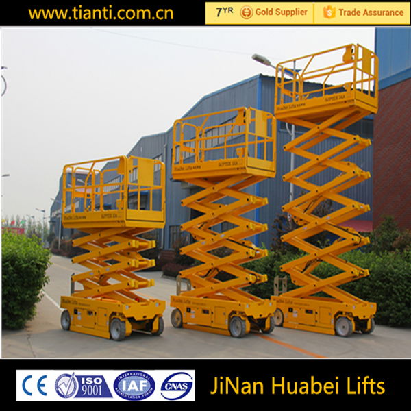 Auto articulating manlift and portable scissor lift table 5