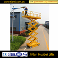 8m portable automotive rough terrain scissor man lift 4