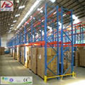 Double deep pallet racking