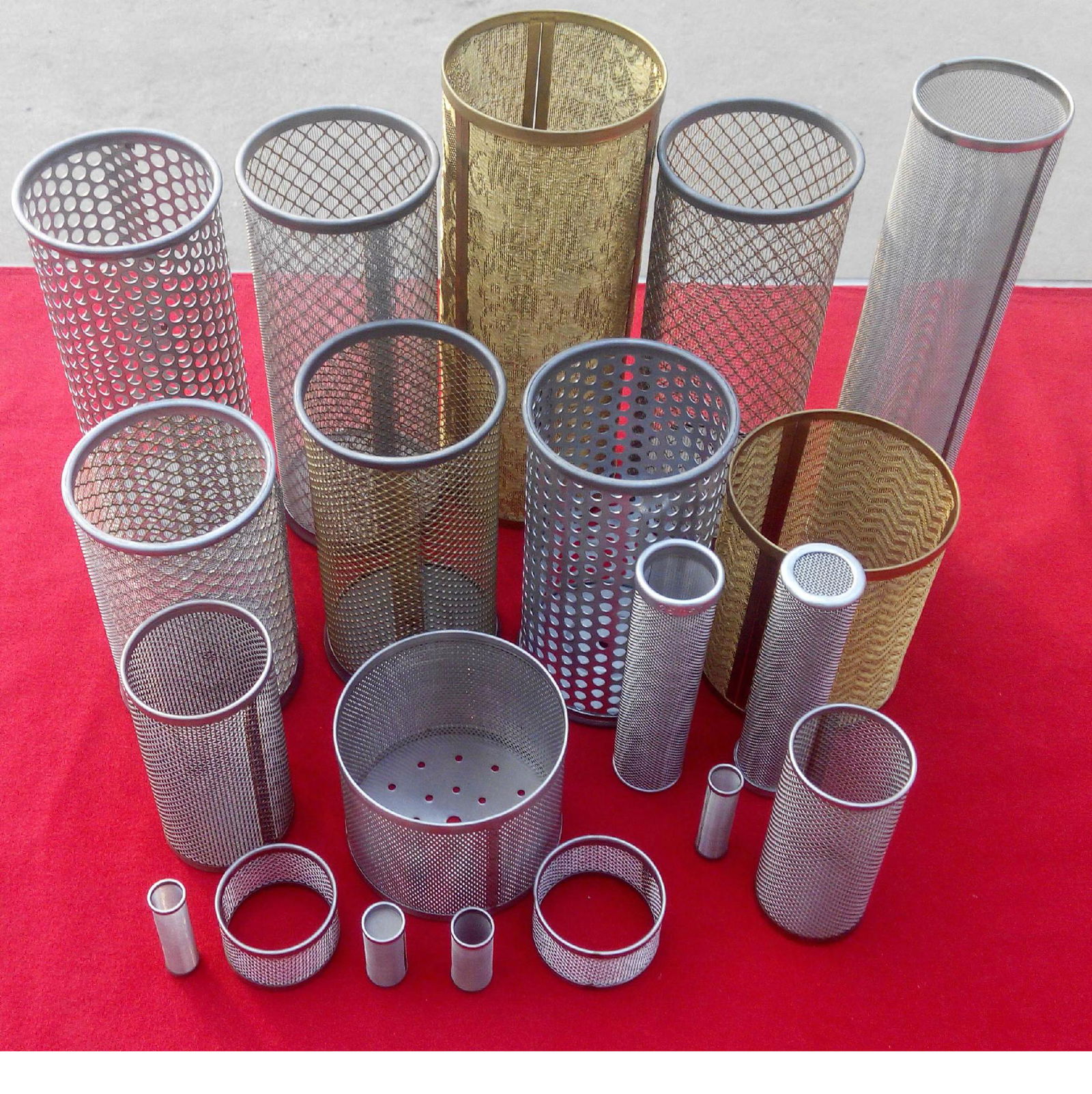 selling stainless steel 304 Wire Mesh Cylinder Filter 1500 mesh