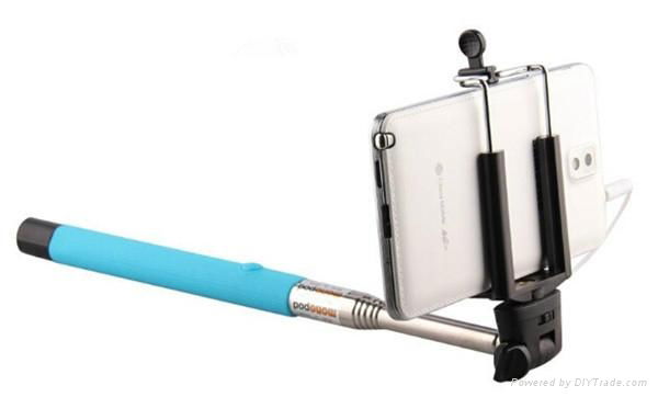 Z07-5s 3.5mm Audio Wired Handheld Foldable Selfie Stick (IST-SF02) 2