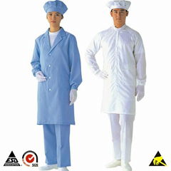 5mm Stripe Antistatic Smocks Clothing