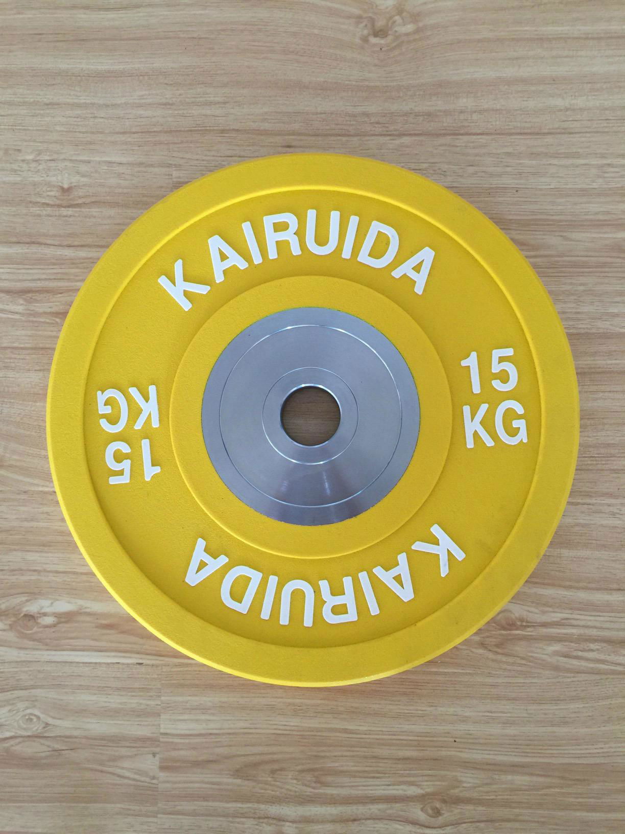 olympic color polyurethane plates weight plates 3