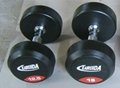 round rubber dumbbell