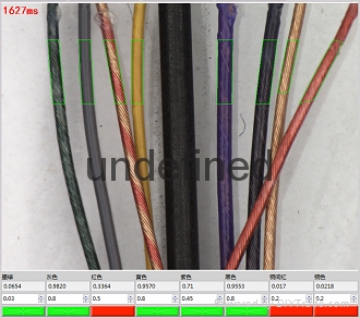 东莞线材颜色识别ccd检测视觉系统 2