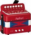 Children classic and popular 7 key 2 bass button toy accordion for sale 