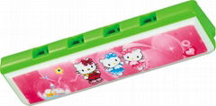 kids 4 holes 8 notes plastic catoon harmonica for sale 