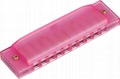 children cheap and popular 10 hole plastic harmonica for sale  2