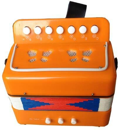 children's cheap and high end plastic button toy accordion for sale 