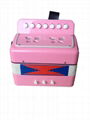 children's cheap and high end plastic button toy accordion for sale 