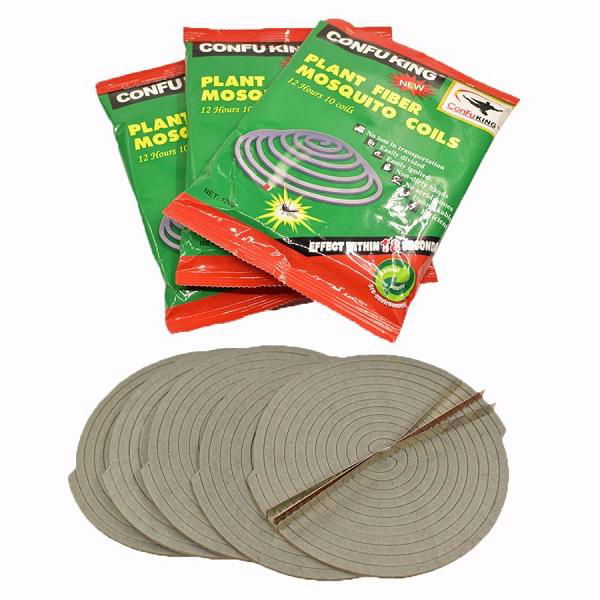 China Powerful Effect Natural ConFuKing Plant Fiber Mosquito Coil