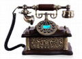 Hot sell classical design hands-free antique telephone 1