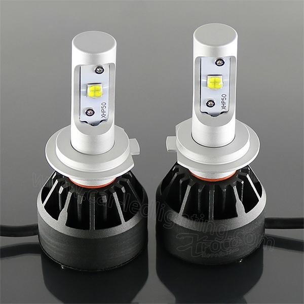 High Intensity LED headlight Conversion Kits H7 LED bulb replace existing Haloge 4