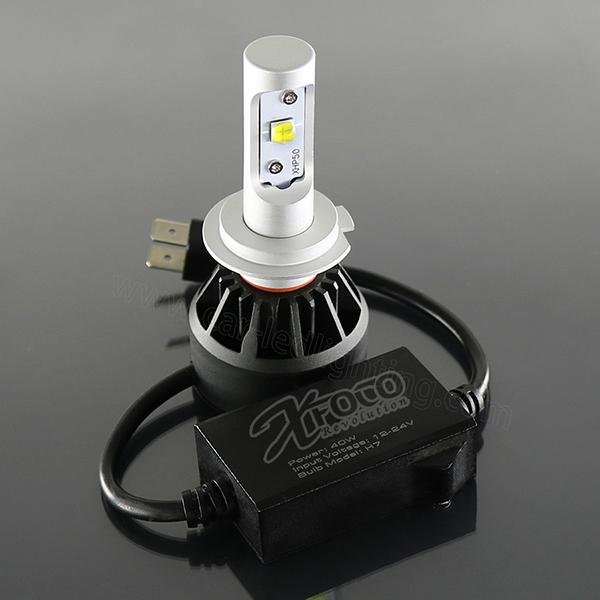 High Intensity LED headlight Conversion Kits H7 LED bulb replace existing Haloge 3