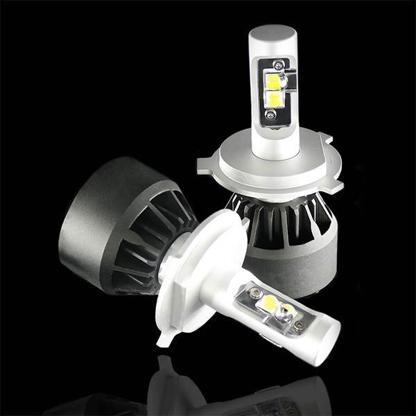 Brightest H4 LED Headlight Conversion Kits For Cars , HB2 9003 bulbs 5