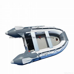 3.3M INFLATABLE BOAT TENDER DINHGY POOTON FISHING BOAT WITH AIR-DECK FLOOR