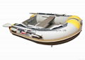 7.6 ft Inflatable Boat Dinghy Yacht Tender Raft with Air mat floor