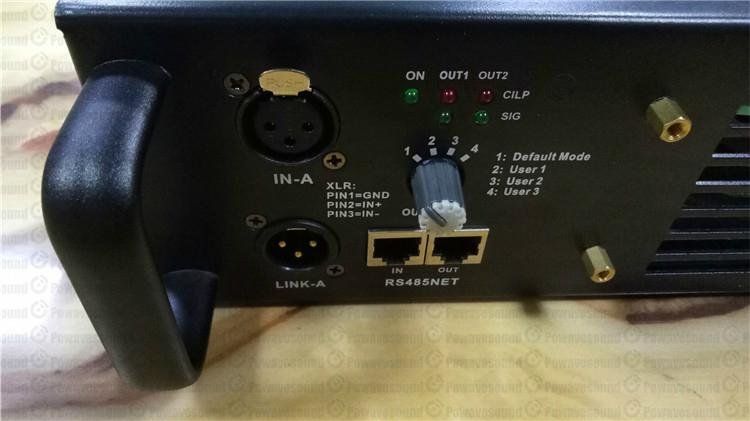 DC series powavesound pro power amplifier digital amplifier DSP control 4