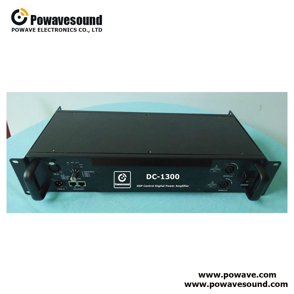DC series powavesound pro power amplifier digital amplifier DSP control