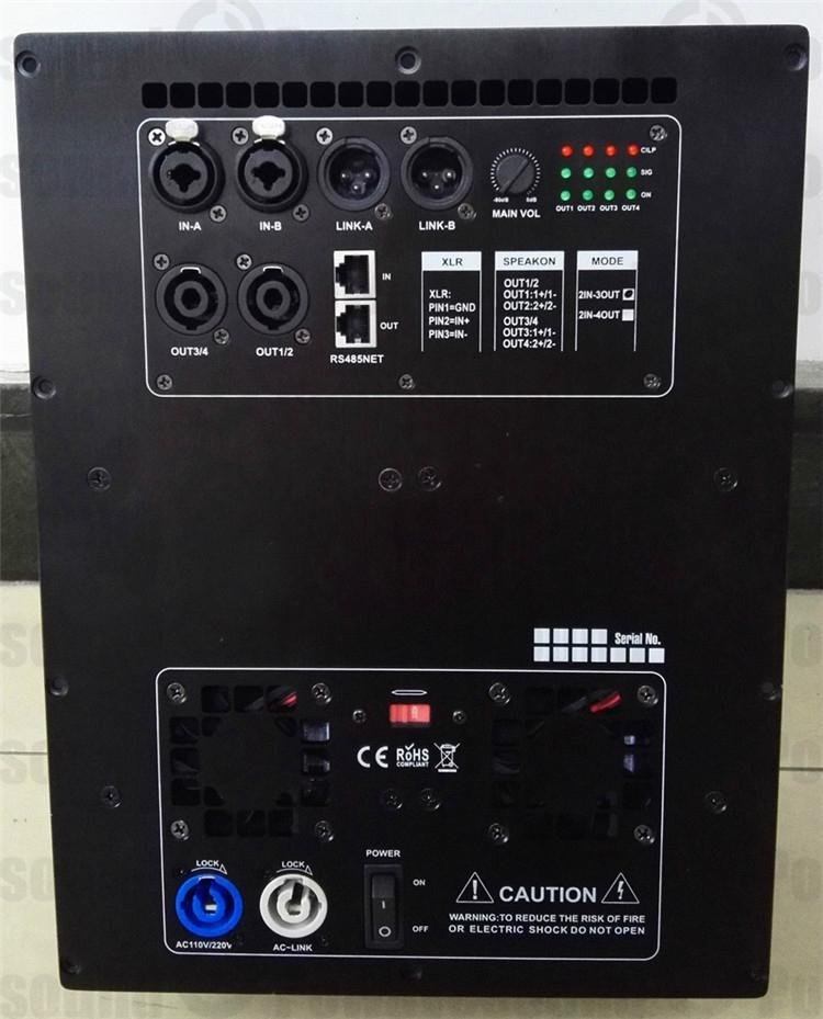 DSP-24 powavesound class d audio amplifier board subwoofer board 2