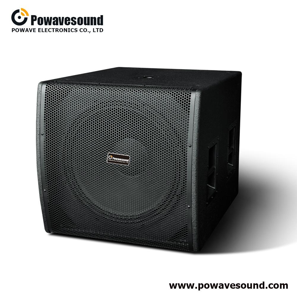 PW series stage concert subwoofer single 18 inch and dual 18 inch