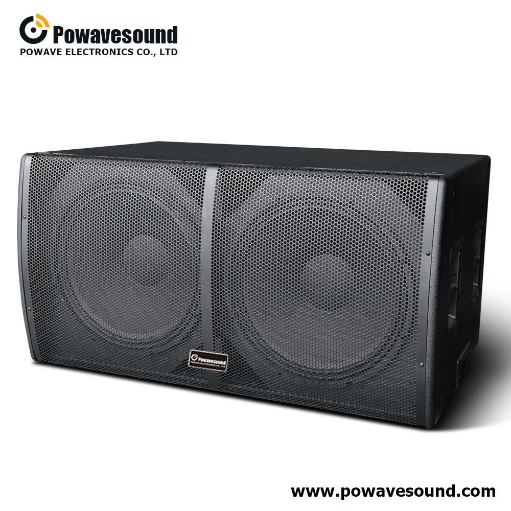 PW series stage concert subwoofer single 18 inch and dual 18 inch available 2