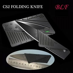 CREDIT CARD KNIFE CS2 CARD&SHARP Folding Blade Fits in Wallet