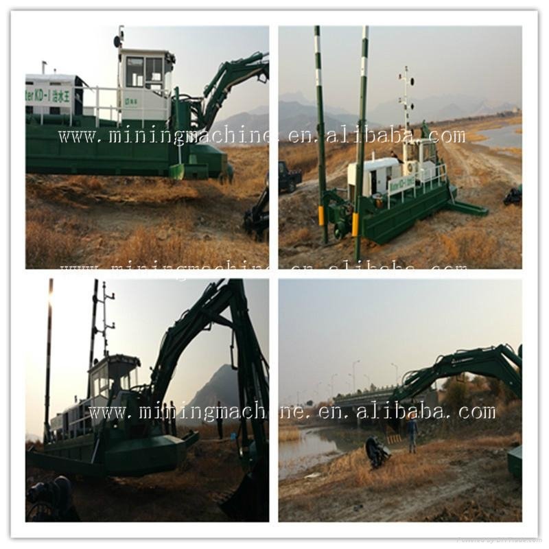 China Amphibious excavator wetland excavator floating excavator 5