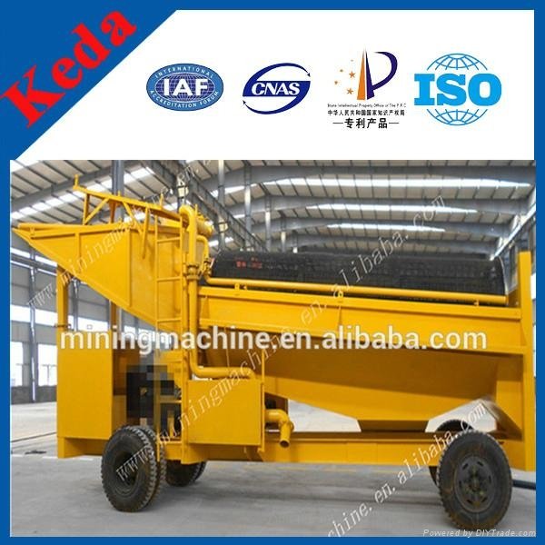 South African Gold Equipments for Washing with Mobile Large Gold Trommel 5